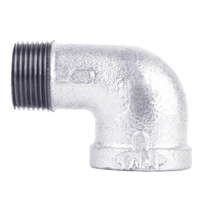 B & K STZ Industries 1/4 in. FIP each X 1/4 in. D MIP Galvanized Malleable Iron 90 Degree Street Elbow 311UPSE90-14